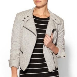 Quilted Moto-Style Jacket